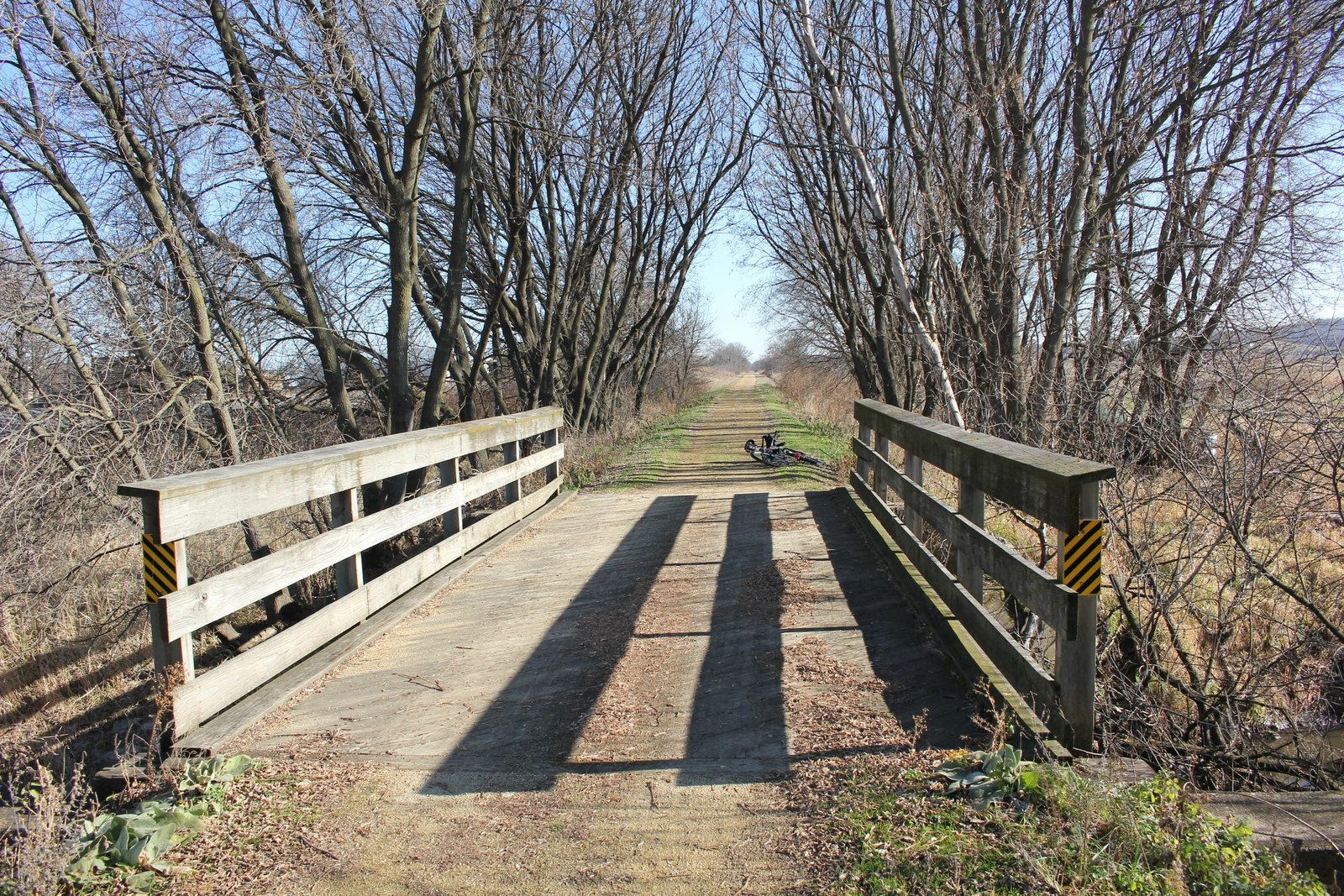 Looking east